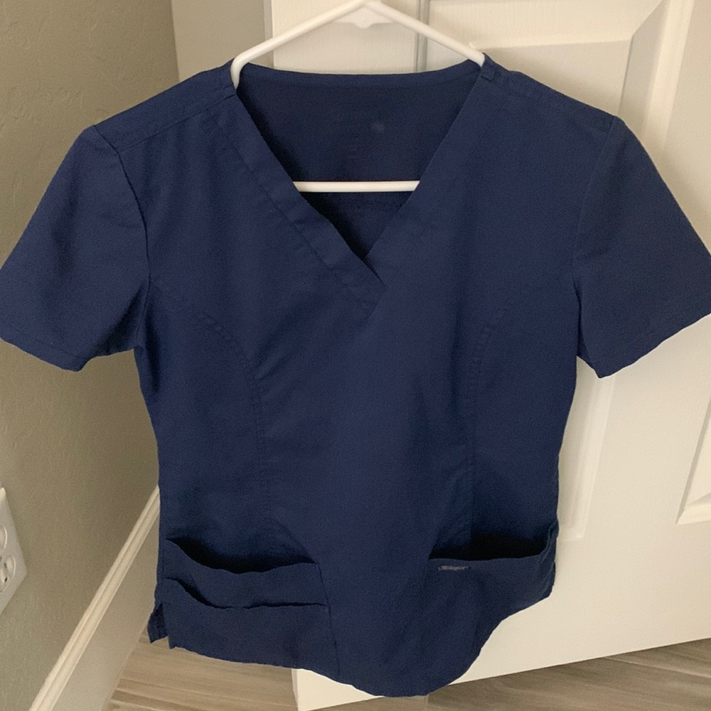 Sanibel Scrub top navy XS